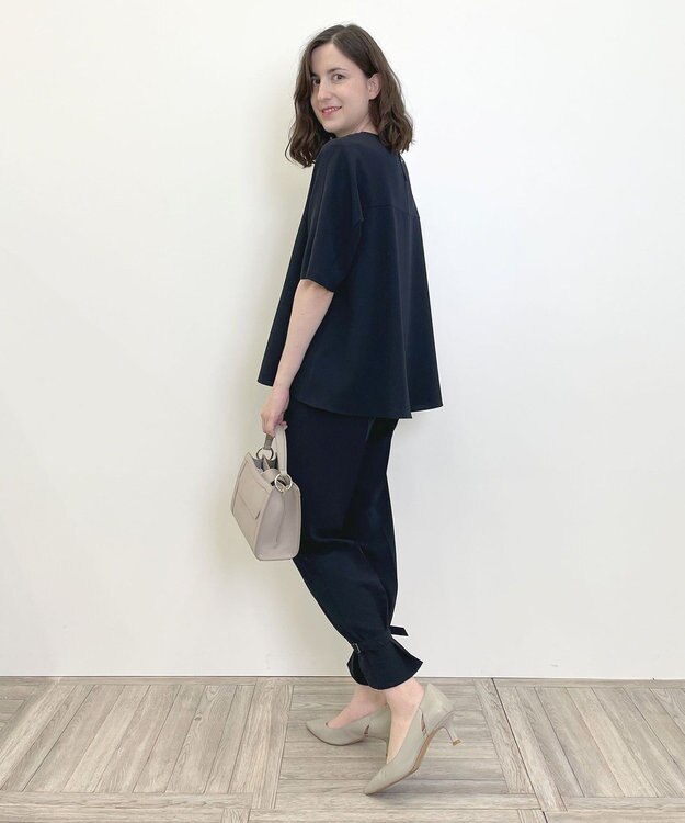 自由区 【洗える】２WAYツイル デザインパンツ ネイビー系