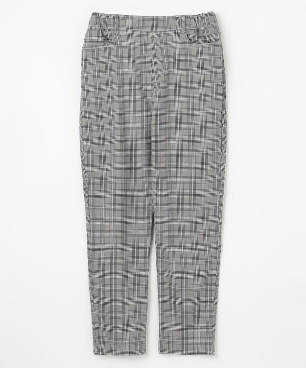 ANY L 【ウエストゴム/ストレッチ】大人の７daysデイリーパンツ グレンチェック