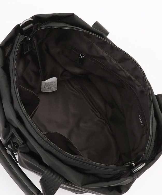 Y'SACCS ドローストリング コンビカラー2WAYトート ブラック