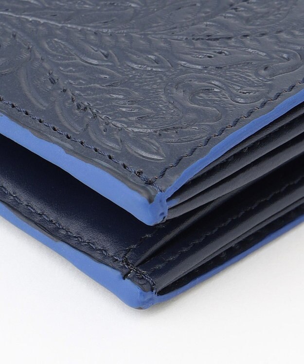 GRACE CONTINENTAL Leather Wallet ネイビー