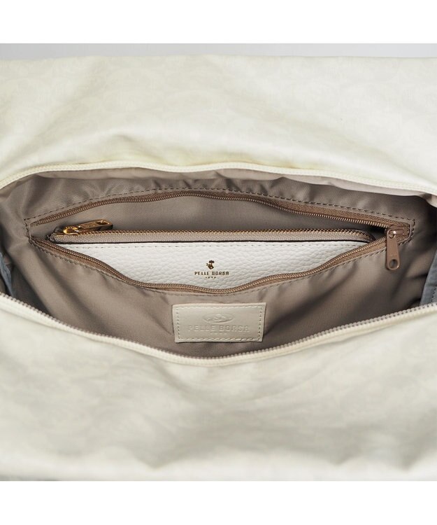 PELLE BORSA ソフトボストン Tria トリア 9220 アイボリー