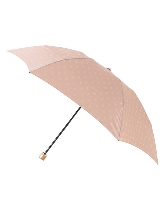 MOONBAT POLO RALPH LAUREN(ポロ ラルフローレン)折りたたみ傘 PPジャカード ピーチ