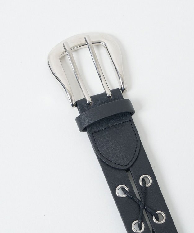 WEGO Lレースアップハトメベルト ブラック