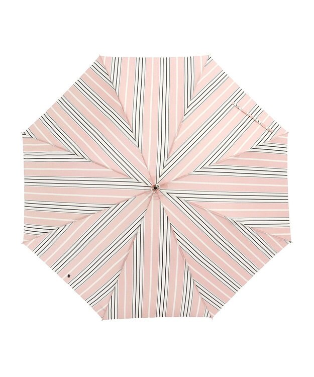 MOONBAT POLO RALPH LAUREN(ポロ ラルフローレン) 長傘 ソフトストライプ ポロポニー ワンポイント ピンク