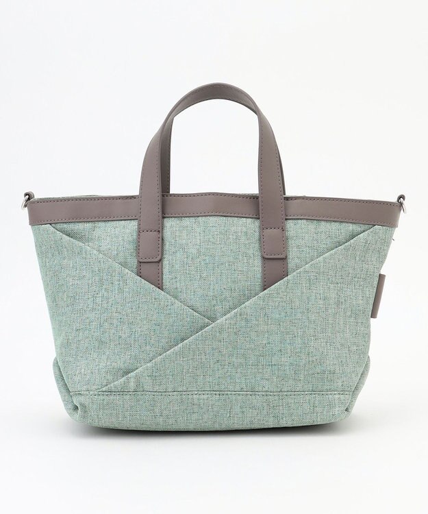 Y'SACCS リネンライク　イニシャルトート　Sサイズ ライトグリーン