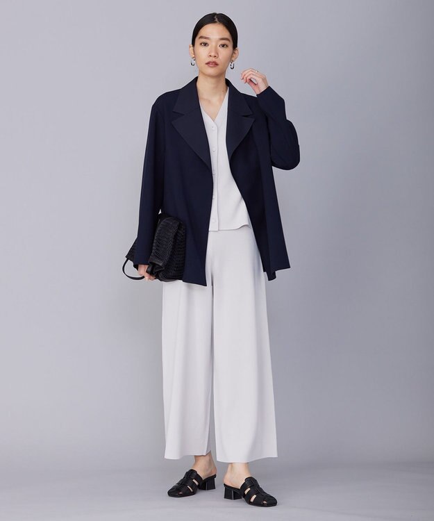 ICB L ライトリバー ミドル丈コート ネイビー系