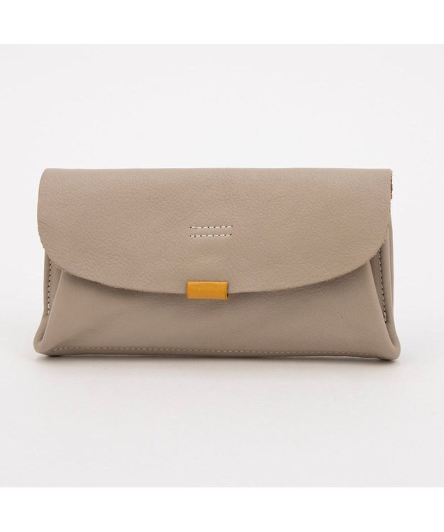 UNBILLION アトランタ ATLANTA / 牛革かぶせ長財布 グレージュ