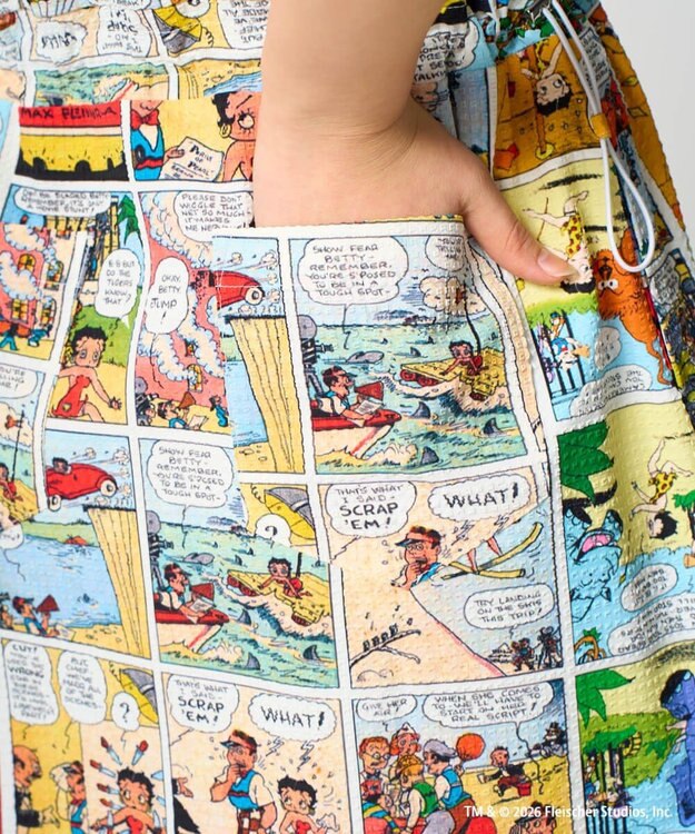 FILA GOLF／marie claire 【Loudmouth×Betty Boop™】ワンピース Betty’ Comic