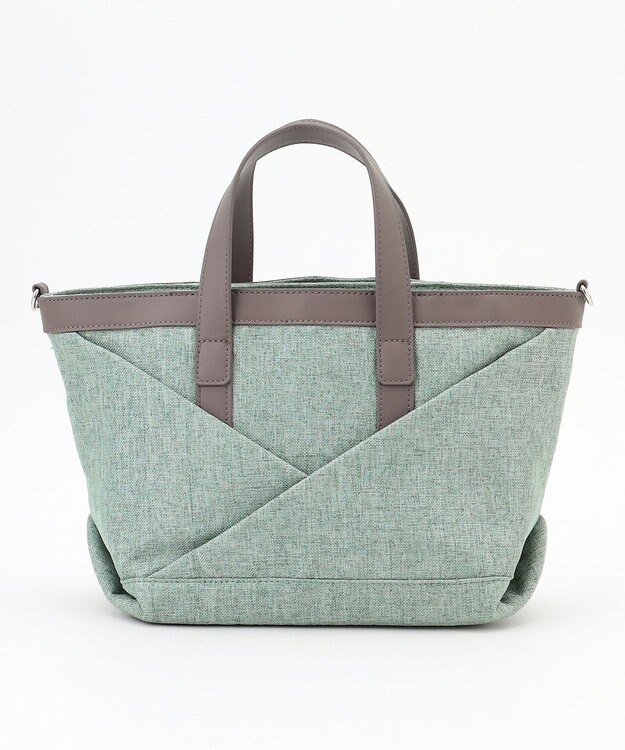 Y'SACCS リネンライク　イニシャルトート　Sサイズ ライトグリーン