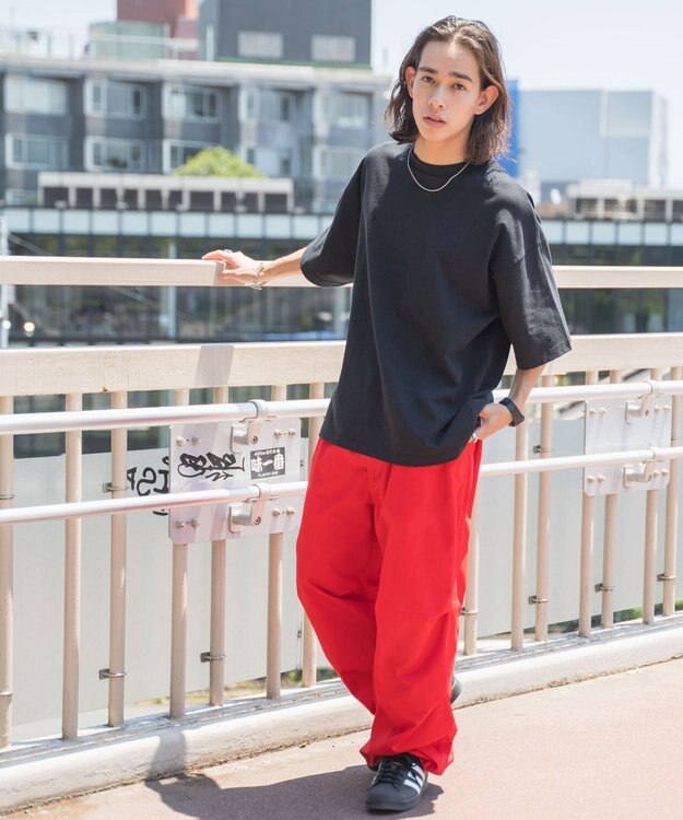 WEGO ワイドミリタリーパンツ レッド