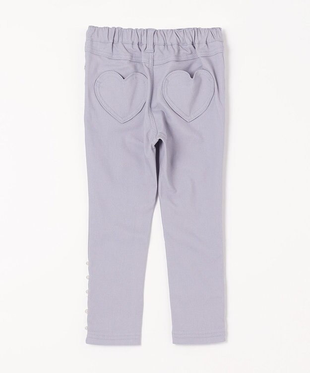 ANY KIDS 7days ドリームストレッチ 裏起毛 パンツ サックスブルー