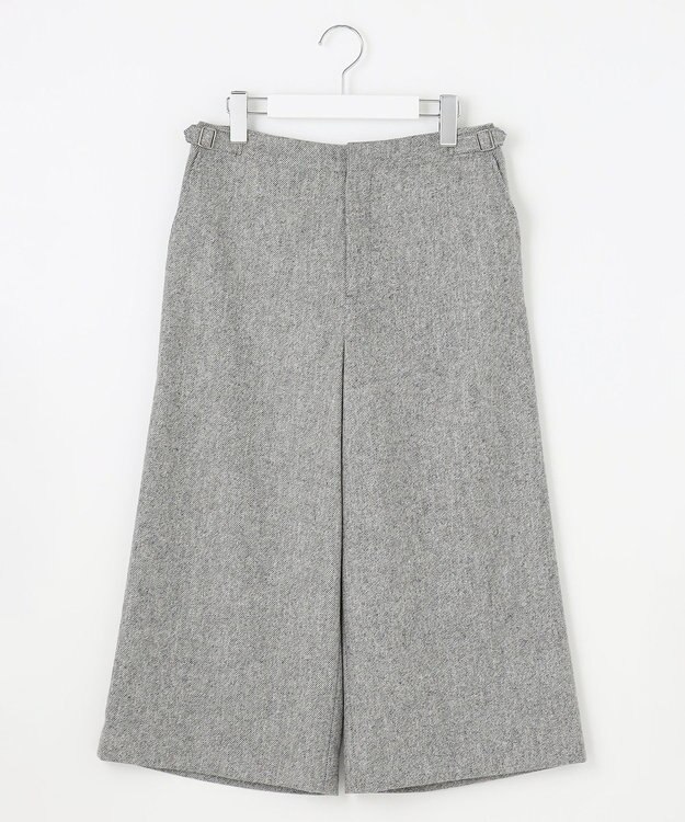 J.PRESS LADIES S 【WEB限定カラーあり】ツイードツイル キュロット パンツ ライトグレー系