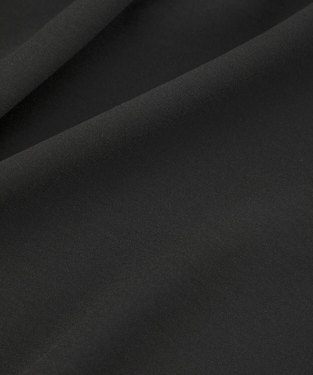 YECCA VECCA リブMIXジョーゼットブラウス Off White