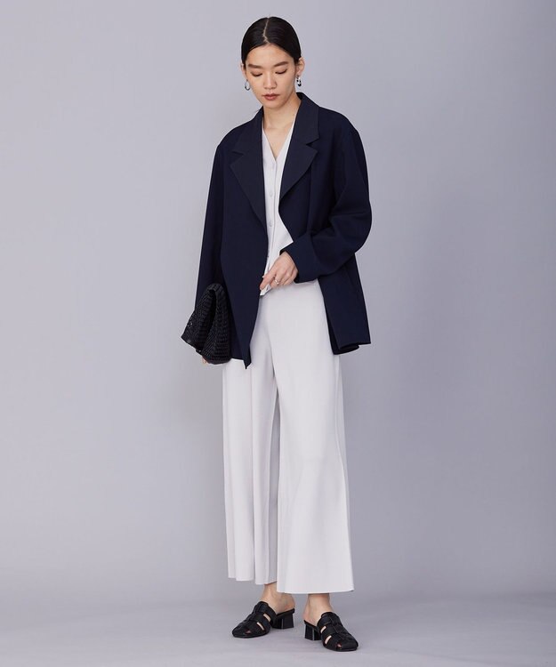 ICB L ライトリバー ミドル丈コート ネイビー系