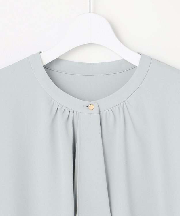 ANY SIS プリーツボウタイ ブラウス ミント