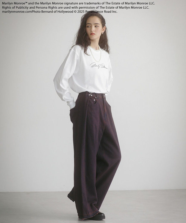 Green Parks ■Ｍａｒｉｌｙｎ　Ｍｏｎｒｏｅ　３ポーズｐｔロンＴＥＥ White