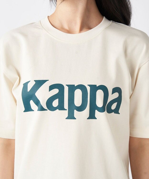 OP／FILA 【Kappa】ブランドロゴ Tシャツ オフホワイト