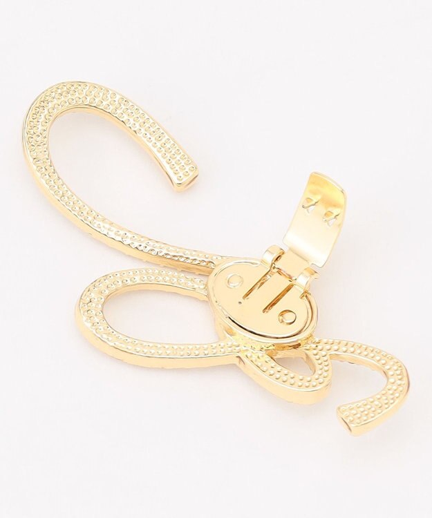 steppi 角線ビジューシュークリップ ゴールド