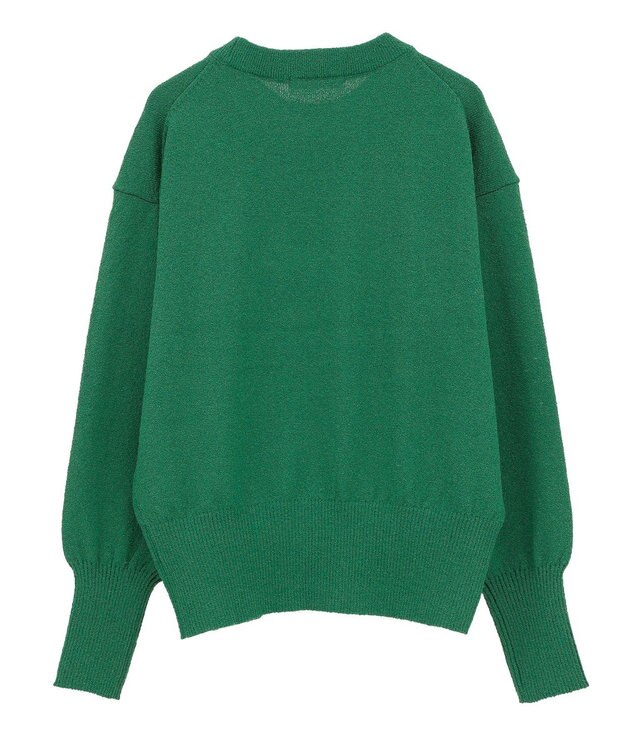 Green Parks ブークレ－ロゴニットプルオーバー Green