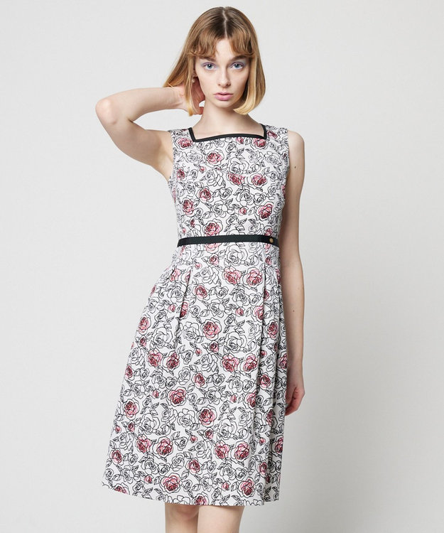 TOCCA 【消臭＆洗える！】NEW YORK CITY ROSE ドレス アイボリー系5