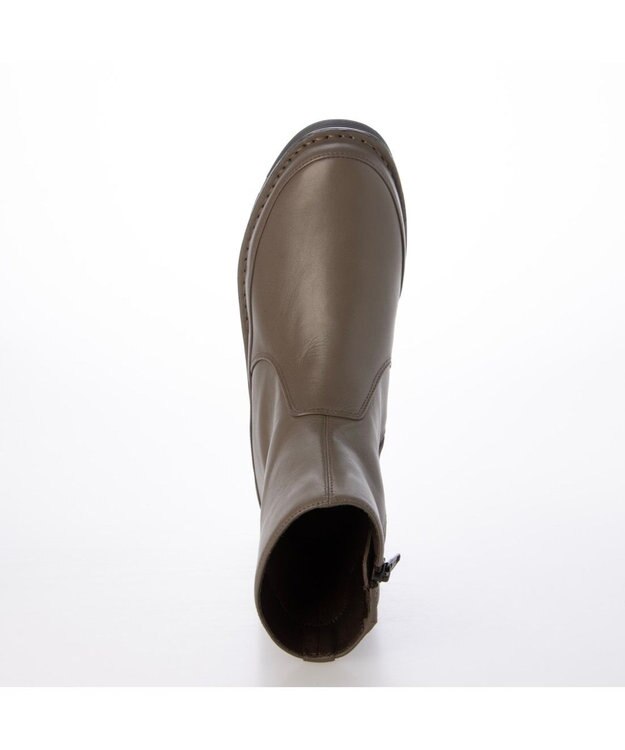 ing <ing>【WEB限定】ボリュームソールラウンドショートブーツ オーク