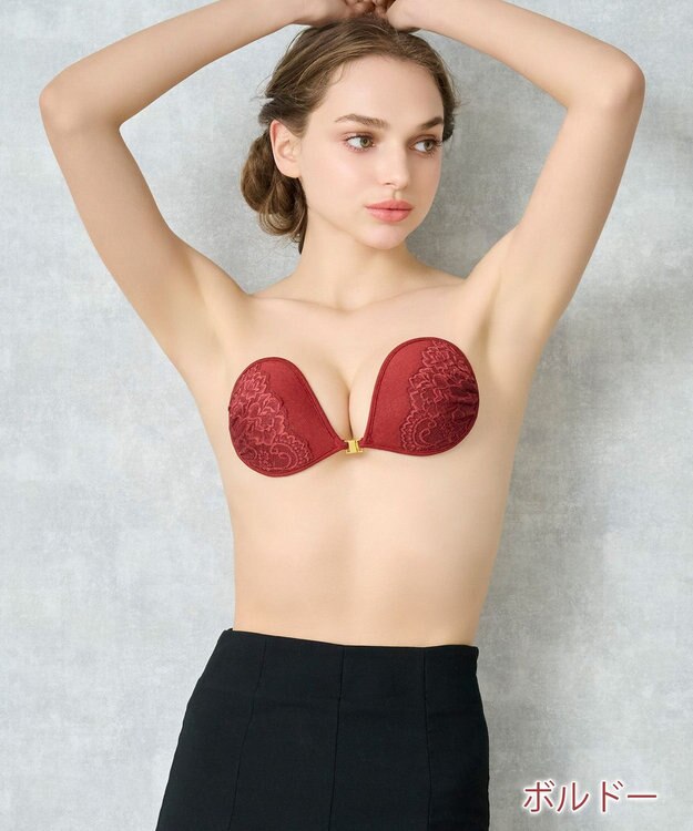 BRADELIS New York 【NuBra / ナチュラルタイプ】ヌーブラ・エアーライト セシル ボルドー