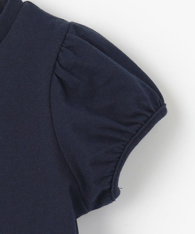 ANY KIDS ネックレス モチーフ Tシャツ ネイビー（トゥシューズ）