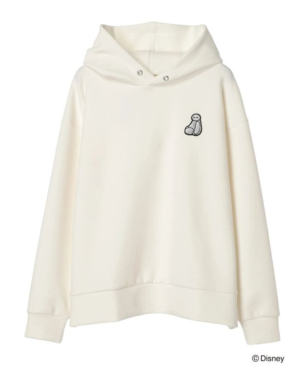 Green Parks ベイマックス／ワンポイントワッペンパーカー White