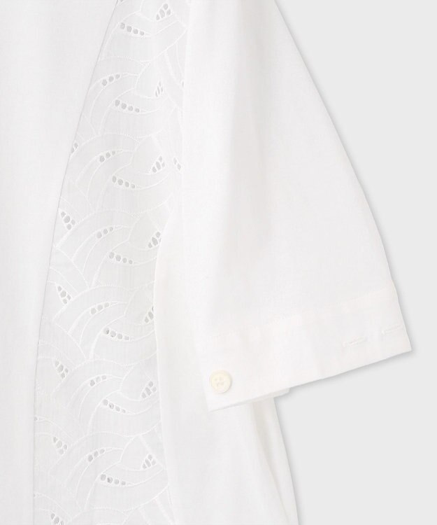 Paul Smith レース コンビ 半袖カットソー ホワイト
