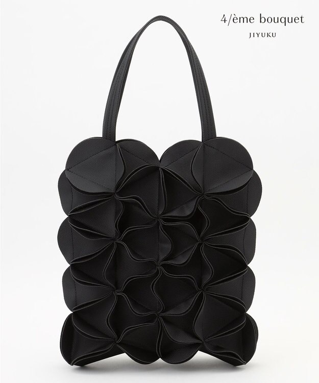 自由区 【ELEMOOD】BLOSSOMシリーズ フラワーモチーフバッグ ブラック