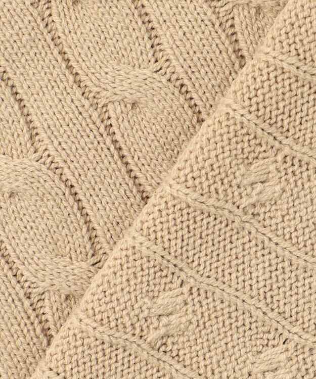 J.PRESS YORK STREET 【UNISEX】チルデン ニットベスト ベージュ系