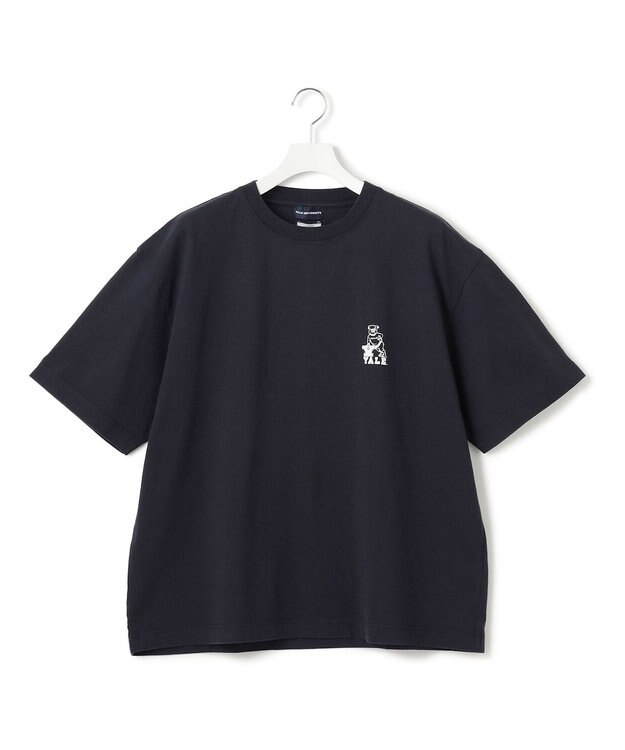 J.PRESS YORK STREET 【UNISEX】YALEバックプリント Tシャツ ネイビー系