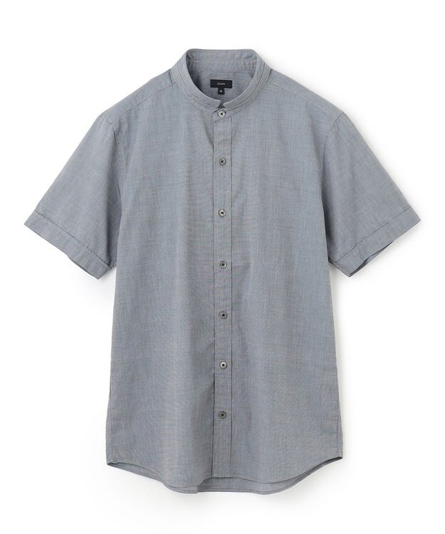 JOSEPH HOMME 【WEB・一部店舗限定】50/1ブロード　ウイングカラー半袖シャツ グレー系