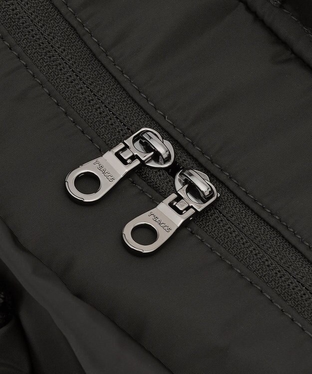 Y'SACCS ドローストリング コンビカラー2WAYトート ブラック