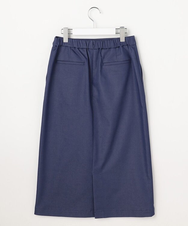 J.PRESS LADIES L 【WEB限定カラーあり】TCシャンブレーサテンST ナロー スカート 【WEB限定】ブルーシャンブレー系