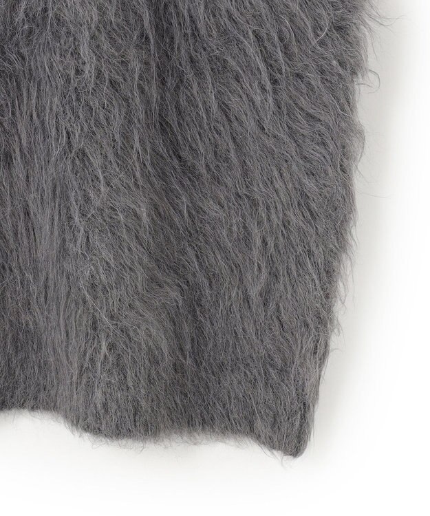 UNFILO MENS 【男女兼用】シャギー クルーネックニット チャコール