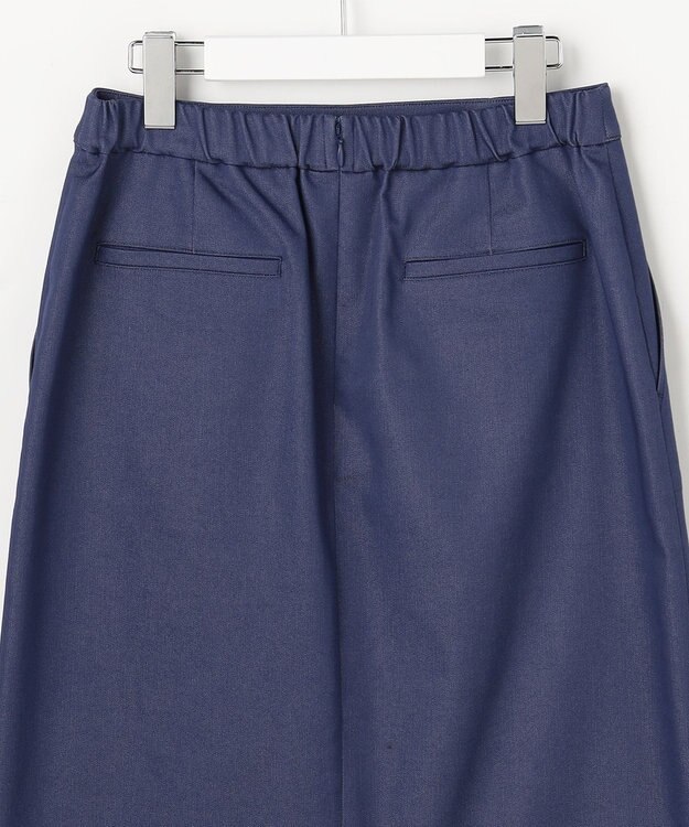 J.PRESS LADIES L 【WEB限定カラーあり】TCシャンブレーサテンST ナロー スカート 【WEB限定】ブルーシャンブレー系