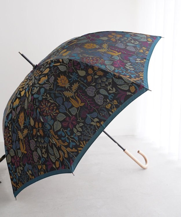 槇田商店 Stig Lindberg HERBARIUM グリーン 長傘 深緑