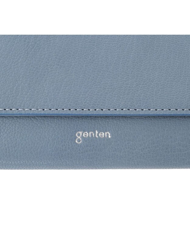 genten モルトフレスコ 長財布 デニムブルー