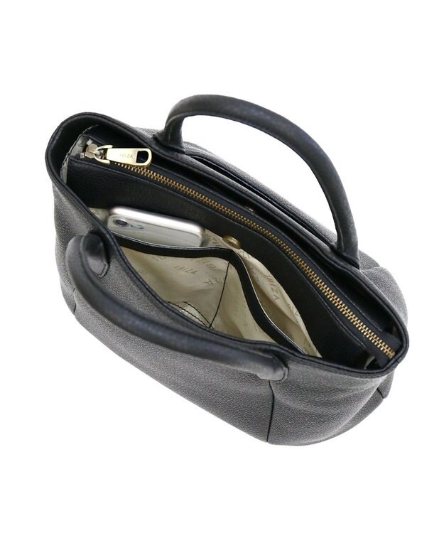 IBIZA 牛革　ハンドバッグ 黒