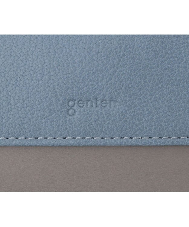 genten モルトフレスコ 長財布 デニムブルー