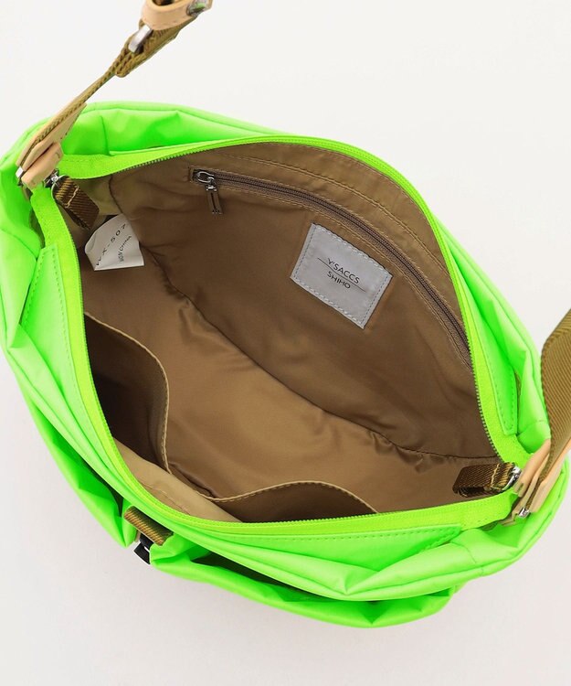 Y'SACCS Y’SACCS×SHIHO　COLONE(コロン）コンビカラーショルダーバッグ グリーン
