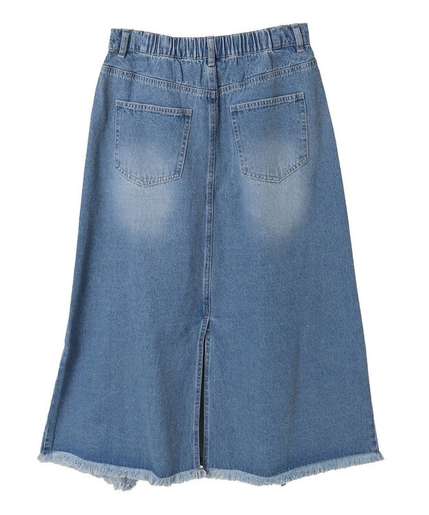 Green Parks ・ＳＵＧＡＲ　ＳＰＯＯＮ　リメイク風デニムスカート Indigo