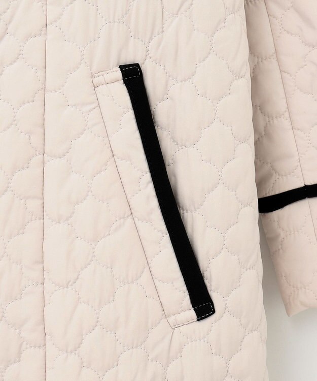 TOCCA LAURA キルティングロングコート ベージュ系