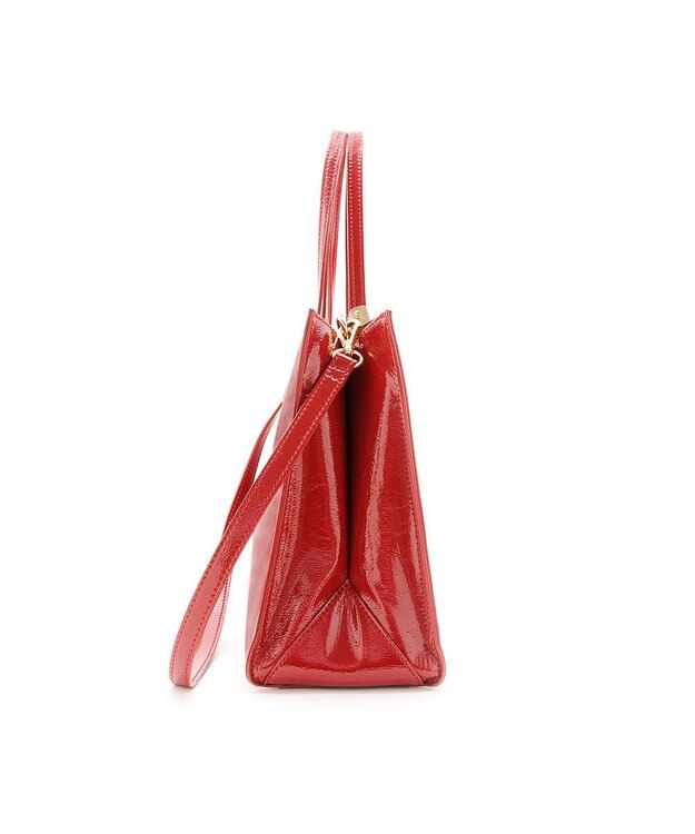 MioFIRANO ホースシューエナメルハンドバッグ 2WAY　FIRANO フィラノ RED