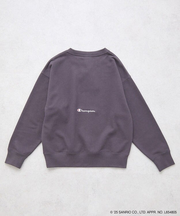 earth music&ecology チャンピオン　ハローキティ×ｅｍａｅ裏毛プルオーハ Charcoal Gray