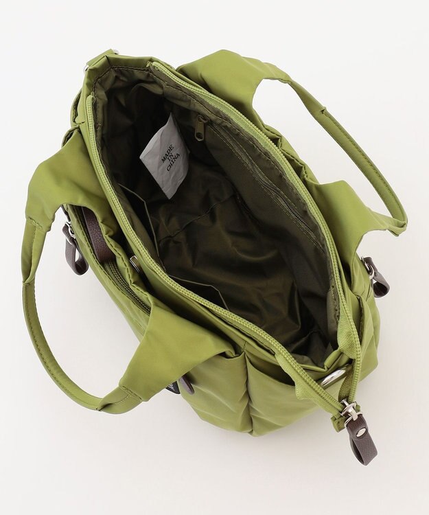 LA BAGAGERIE 【MONICA】ラウンド2WAYミニトートバッグ グリーン