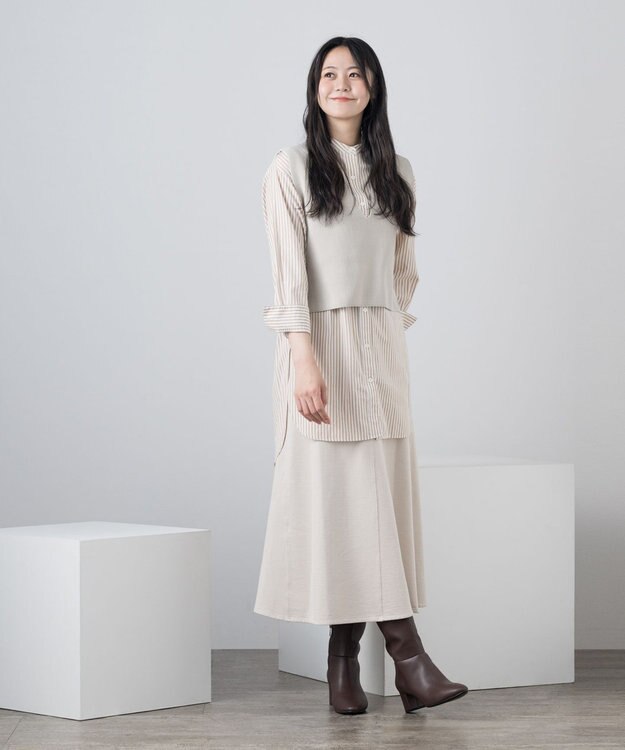 ONWARD Reuse Park 【23区】スカート秋冬 ベージュ
