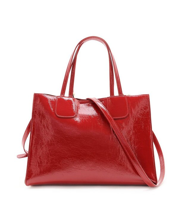 MioFIRANO ホースシューエナメルハンドバッグ 2WAY　FIRANO フィラノ RED