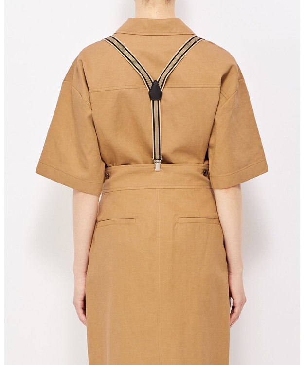 uncrave 【uncrave WHITE】サスペンダー ブラック×エクリュ